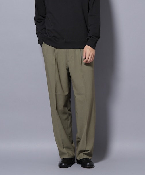 2タックテーパードスラックス