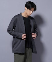 ダブルジャージー着流しカーディガン