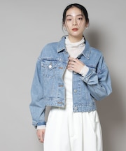 SOMETHING／BIG DETAIL DENIM JACKET