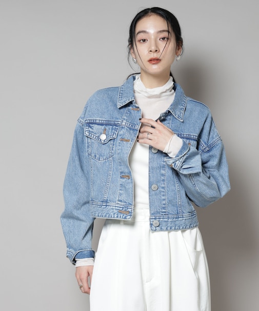 SOMETHING／BIG DETAIL DENIM JACKET