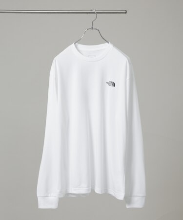 THE NORTH FACE／L／S Back Square Logo Tee