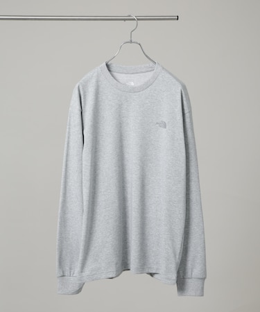 THE NORTH FACE／L／S Back Square Logo Tee