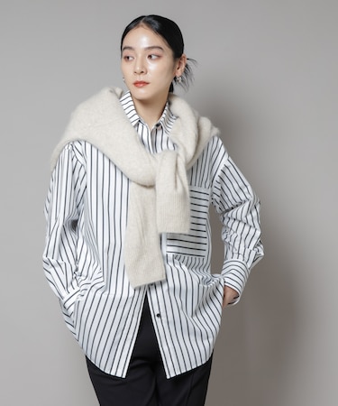 バッククロスオーバーシャツ