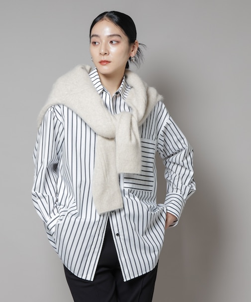 バッククロスオーバーシャツ