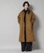 「STEVELOUR」「西川ダウン(R)」ミリタリーロングコート