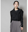 CICA&UVカット加工クルーネックリブニット