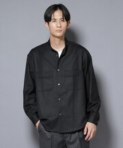 ｢Gavante｣ ドライギャバスタンドカラーシャツ