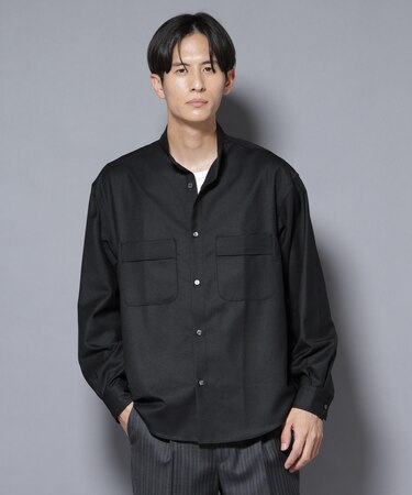 ｢Gavante｣ ドライギャバスタンドカラーシャツ