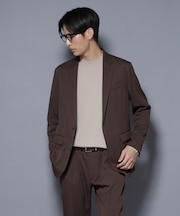 「N JACKET BASIC」シャドーストライプジャケット(セットアップ可)