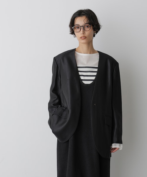 ツィードVネックロングジャケット｜アーバンリサーチの通販｜&mall