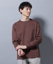 アンチスメルクルーネックTシャツ 長袖