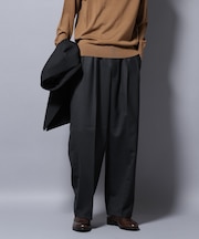 「大人のワイドパンツ」ドライギャバワイドイージースラックス