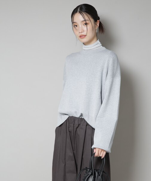毛玉抑制ニットプルオーバー(セットアップ可)