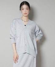 毛玉抑制ニットカーディガン(セットアップ可)