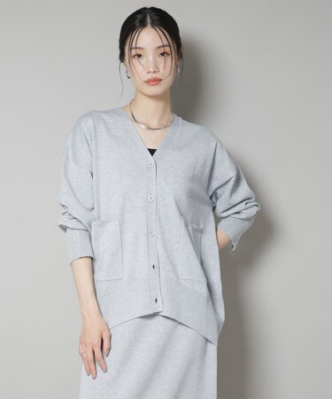 毛玉抑制ニットカーディガン(セットアップ可)