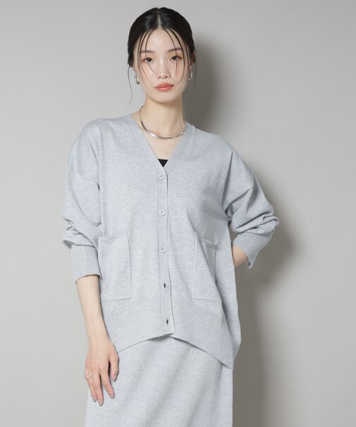 毛玉抑制ニットカーディガン(セットアップ可)