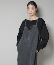 ワイドボートネックスウェットトップス