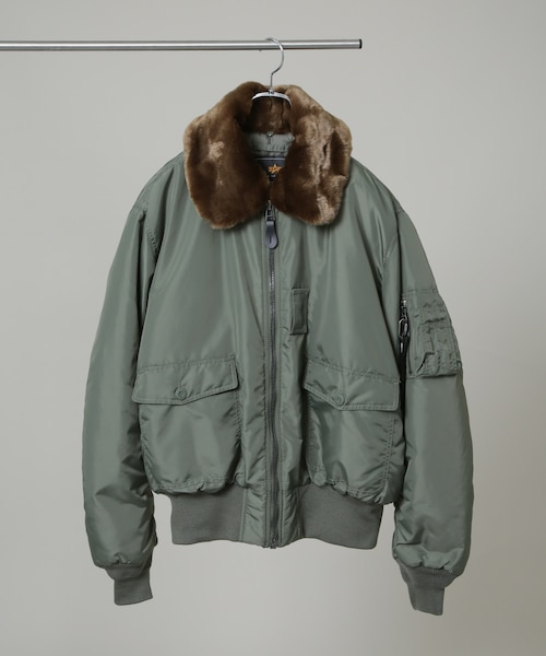 ALPHA INDUSTRIES／別注 ALPHA FLIGHT JACKET｜ナノ・ユニバース