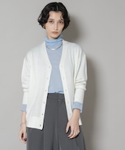 毛玉レスニット2wayカシュクールカーディガン