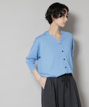 毛玉レスニット2wayカシュクールカーディガン