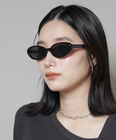 オーバルサングラス