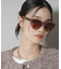 ワンポイントフレームサングラス