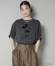 GOOD ROCK SPEED／ MICKEY MOUSE ／Tshirts Chacoal