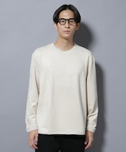 フェイクスエードプルオーバー 長袖