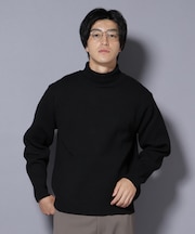 PBTストレッチタートルネックニット