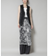 Sara mallika／TULLETAPEEMBROIDERY WRAP SKIRT