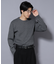 PBTストレッチクルーネックニット