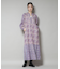 Sara mallika／FLOWER PRINT YOKE DRESS