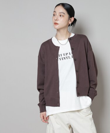 RUSSELL ATHLETIC／別注 Mini Logo Sweat Cardigan