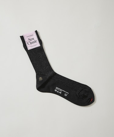 MARCOMONDE／glitter ribbed socks 20