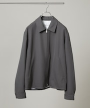 ATON／BACK SATIN HARRINGTON JACKET