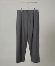 ATON／BACK SATIN STANDARD PANTS