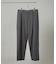 ATON／BACK SATIN STANDARD PANTS