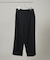 ATON／BACK SATIN UTILITY PANTS