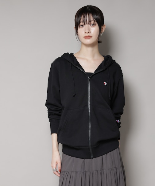 Champion／ZIP HOODED SWEATSHIRT