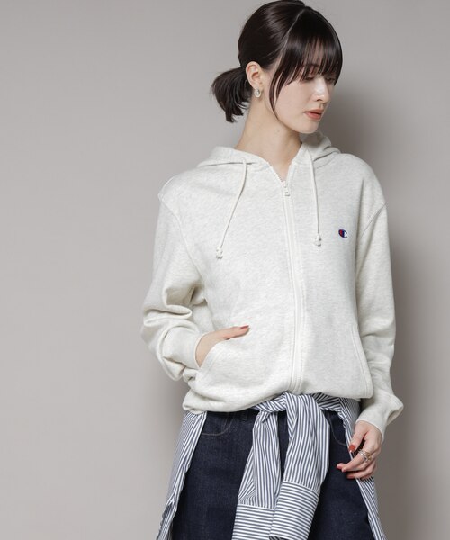 Champion／ZIP HOODED SWEATSHIRT｜ナノ・ユニバースの通販