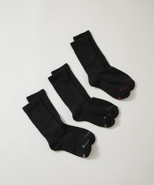 Hanes／Hanes×DODOJEAN  クルーソックス 3P