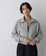 「STEVELOUR」コンパクトダブルジップスウェット