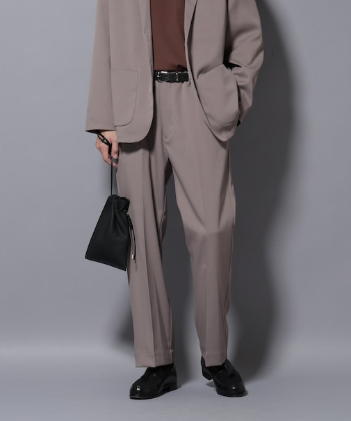 リラックスストレートスラックス(セットアップ可)