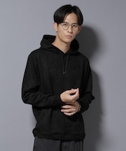 フェイクスエードフーディー 長袖