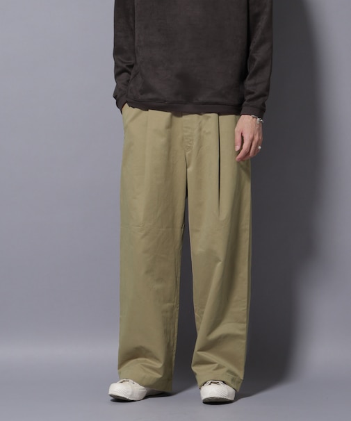 オイルドライクバギーパンツ