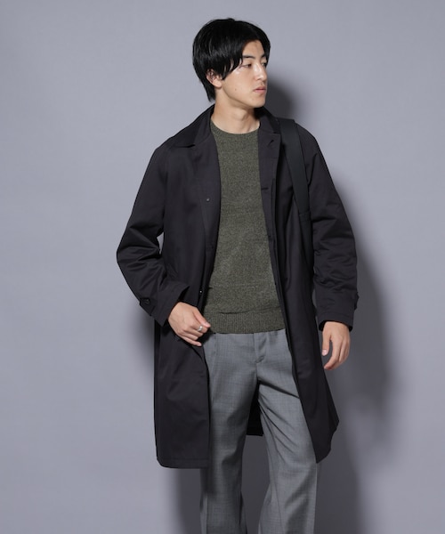 WONDER LIGHT LEATHER カーコート｜ナノ・ユニバースの通販｜&mall