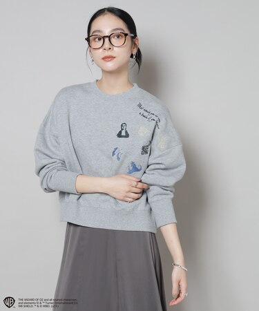 THE WIZARD OF OZ 刺繍スウェットトップス