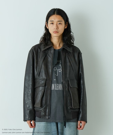 ｢HOTEL PALACE｣ シングルライダース レザーJKT