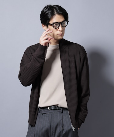 CICA&UVカット リブドライバーズニット