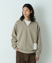 「HOTEL PALACE」 スキッパーロゴスウェット